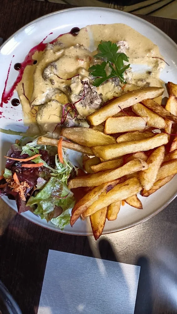 Plat Du Jour Échine Frites Maison